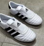 adidas宋雨琦同款TAEKWONDO薄底跆拳道文化運動(dòng)鞋阿迪達斯三葉草   白/黑色（推薦選大半碼）   40 曬單實(shí)拍圖