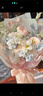 OEIN碎冰藍玫瑰永生花滿天星干花花束母親節(jié)情人節(jié)生日禮物送女友閨蜜 【玖朵】黑騎士送禮袋+賀卡+燈串 曬單實拍圖