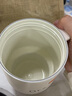 蘇泊爾保溫杯雙飲大容量高顏值吸管杯子運動戶外大肚冰霸水杯 晨曉白【晶瓷款】 680ml 曬單實拍圖
