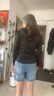 大牌同款防曬衣女修身夏季2025新款透氣防紫外線防曬服瑜伽運(yùn)動(dòng) 黑色 UPF160+ M 【適合101-120斤】 曬單實(shí)拍圖