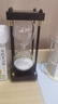 美杜復(fù)古沙漏計時器沙漏擺件30分鐘時間質(zhì)感禮品禮物創(chuàng)意桌面飾品 復(fù)古沙漏擺件【30分鐘白沙】 曬單實拍圖