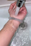 【白月光貓眼手鐲】貓眼石手鐲女溫柔白色高品質(zhì)版送生日情人節(jié) 白色（校園初戀）貓眼手鐲 51-52mm 曬單實(shí)拍圖
