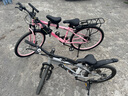 云宵山地自行車(chē)學(xué)生女山地車(chē)公路賽車(chē)騎行變速女士越野中學(xué)生代步單車(chē) 【瑚云粉】減震-鋼架輻條輪 26寸21速（160-180cm） 曬單實(shí)拍圖