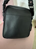 Walker Shop男士單肩包【甄選頭層牛皮】休閑商務(wù)旅行外出逛街輕便手機斜挎包 黑色 長(cháng)19cm*厚6cm*高22cm 曬單實(shí)拍圖