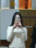 CS.LION針織衫女小香風內(nèi)搭2025年新款春秋打底衫高智感軟糯毛衣冬季上衣 杏色 L 建議105-115斤 曬單實拍圖