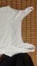 古今（GUJIN）吊帶背心女內搭外穿純欲圓領(lǐng)蕾絲蝴蝶結 白色  M （110-135）斤 曬單實(shí)拍圖