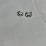 潮宏基御范PT950鉑金耳環(huán)耳飾送女友生日禮物計價(jià) 單只款約1.55g 曬單實(shí)拍圖