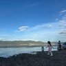 熊火兒童下水褲戶外玩水服捉魚趕海半身涉水褲背帶連體鞋防水沙灘 兒童粉色背帶褲【加厚帶口袋】 28 (鞋內(nèi)長18cm) 曬單實拍圖