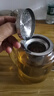 禾艾蘇（heisou）高硼硅耐熱玻璃茶壺大容量茶水分離煮茶壺茶具套裝加厚家用泡茶壺 茶壺1100ml 曬單實(shí)拍圖