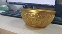 鴻鑫凱黃銅金飯碗百福碗雕刻文玩高檔禮物古玩工藝品浮雕裝飾開業(yè)擺件 光面銅碗（4寸） 曬單實拍圖