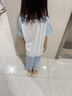 頂瓜瓜兒童睡衣男童夏季薄款男孩2025新款女童寶寶短袖家居服套裝 曬單實拍圖