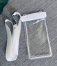 貝意品簡約手機防水袋斜挎掛繩蘋果華為小米通用潛水套觸屏游泳漂流男女掛脖外賣防雨袋溫泉深潛密封 曬單實拍圖