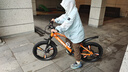 永久（FOREVER）山地車(chē)自行車(chē)男女孩變速自行車(chē)碟剎青少年自行車(chē)學(xué)生單車(chē)腳踏車(chē) 橘色 7速 一體輪 20寸【建議身高125-145cm】 曬單實(shí)拍圖
