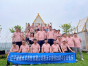 妙歌純棉polo衫定制印logo夏季團體公司企業(yè)文化衫短袖t恤工作服定做 【純棉】CYJD920短袖皮粉色 XL 曬單實(shí)拍圖