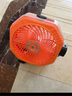 卡培登戶外風(fēng)扇充電式露營(yíng)電風(fēng)扇帶帳篷燈噴霧降溫大容量電池usb無(wú)線便攜小風(fēng)扇家用臺(tái)式風(fēng)扇 活動(dòng)橙 曬單實(shí)拍圖