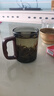 泥也水杯玻璃杯子馬克杯茶杯個(gè)人專用高端家用辦公室喝水杯無鉛玻璃杯 曬單實(shí)拍圖