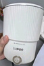 蘇泊爾（SUPOR）便攜式燒水壺電水壺折疊0.8L 旅行出差家用養(yǎng)生沖奶電熱水壺學(xué)生304不銹鋼泡面杯 SW-08J01 曬單實(shí)拍圖