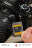 努米諾全新 CFA 4.0 索尼存儲卡 2T 三防 CFexpress Type-A適用A1/FX6/FX3/A7S3/a7m4 2.0版本 PRO 512G 高性價比 儲存卡 曬單實拍圖