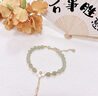 迪后輕奢侈品桃花和田玉手鏈女士手串手鐲情人節(jié)生日禮物送女友老婆 和田玉·花開納福手串【順豐】 曬單實拍圖