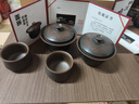 【藝寧軒】廣西欽州坭興陶全孔手抓錘紋蓋碗不燙手防燙泡功夫茶壺 禮盒+光杯+證書）150-180ml范圍 曬單實拍圖
