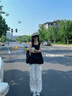 巧丂黑色絕美小吊帶背心女夏外穿2025新款設(shè)計(jì)感法式甜辣無袖海邊上衣 黑色 M 曬單實(shí)拍圖
