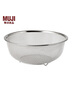 無印良品（MUJI）  不銹鋼 盆 餐具 家用揉面盆洗菜發(fā)面盆  和面盆 料理盆 銀色 XL 直徑28*高11.5cm 曬單實(shí)拍圖