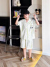 WVD兒童睡衣男孩夏季冰絲薄款2025新款男童家居服空調(diào)服 圖片色 120 cm 曬單實(shí)拍圖