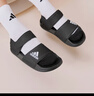 阿迪達斯 （adidas）童鞋露腳趾兒童涼鞋夏季款男童女童魔術(shù)貼軟底小大童沙灘鞋GW0344 GW0344 黑 39 碼/6uk/腳長24cm 曬單實拍圖