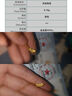 萬裕金黃金吊墜羽毛足金999吊墜天使之羽項鏈鎖骨鏈情人節(jié)生日520禮物 羽毛吊墜0.1克+S925鏈子+證書 曬單實拍圖
