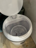 奧克斯（AUX）洗衣機(jī)迷你小型家用母嬰兒童寶寶洗內(nèi)衣內(nèi)褲懶人洗襪子神器宿舍出租房波輪半自動(dòng)單桶洗脫一體 4.0系列升級(jí)款【藍(lán)光殺菌+洗脫一體】 曬單實(shí)拍圖