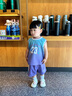 齊齊熊（ciciibear）[速干涼感]寶寶套裝夏季兒童籃球速干運動(dòng)背心2025新款童裝 藍紫漸變 - 安全A類(lèi) 買(mǎi)2套送襪子 90 曬單實(shí)拍圖