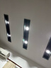 歐普照明led筒燈嵌入式孔燈客廳吊頂天花燈過道燈走廊燈三色變光筒燈 銀邊款【白光】開孔7-9cm 11W 曬單實(shí)拍圖