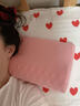 雪天鵝（XUETIANE）枕頭護頸椎枕成人睡覺(jué)專(zhuān)用牽引圓柱護頸按摩拉伸泰國進(jìn)口天然乳膠 女士60*20*9配粉色枕套 曬單實(shí)拍圖