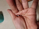 潮宏基PT950鉑金耳環(huán)生日禮物計價 極簡素圈 EEP40000515 單只 約0.9g 曬單實拍圖