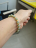 老鳳祥四葉草黃金手鏈女和田玉足金手串女生日禮物送女友老婆結婚紀念日 【14顆金珠】足金貔貅和田玉手串 曬單實(shí)拍圖