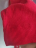 鵬優(yōu)嬰兒連體衣純棉無骨紅色寶寶哈衣爬服滿月百天衣服新生兒春秋薄 平安喜樂紅色羅紋綁帶連體 52cm 曬單實(shí)拍圖