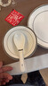MLCRIYG餐具整套酒店擺臺餐具套裝陶瓷包廂擺盤(pán)碗盤(pán)餐具定制富麗堂皇 富麗堂皇三件套 3頭 曬單實(shí)拍圖