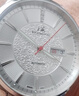 上海（SHANGHAI）手表男機械表68周年紀念款真金鉆石男士全自動(dòng)國產(chǎn)情侶表防水夜光 白盤(pán)鋼帶男款 41mm 曬單實(shí)拍圖