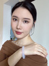 中國黃金China Gold天然玉手鐲女玉髓手鐲玉鐲子首飾生日禮物送女友媽媽老婆結婚紀念 圈口58-60【適合體重115-125斤】 曬單實(shí)拍圖