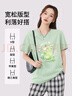 回力（Warrior）純棉寬松短袖t恤女2025夏季時尚簡約設計感休閑百搭打底圓領上衣 曬單實拍圖
