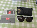 雷朋（RayBan）太陽(yáng)鏡大框眼鏡修飾顯臉小戶(hù)外防曬墨鏡0RB4392D禮物禮物 601/87黑色鏡框深灰色鏡片 尺寸66 曬單實(shí)拍圖
