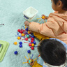 颯望德國(guó)兒童玩具積木拼裝1-3-6歲男孩拼圖3D百變插珠立體拼插益智款 百變插珠積木【150件套】收納箱 曬單實(shí)拍圖