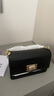 芙拉（FURLA）【七夕禮物】1927迷你牛皮女士時髦高級感單肩斜挎包鏈條包小方包 黑色 MINI 曬單實拍圖