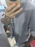 馬登工裝美式復古短袖襯衫男夏日系寬松休閑純棉襯衣透氣疊穿薄外套 深灰 2XL 曬單實(shí)拍圖