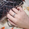 DREUD色蝴蝶結(jié)滿莫桑鉆戒指S925純銀情侶戒指女疊戴護(hù)戒尾戒搭配排戒 時(shí)尚蝴蝶結(jié)排戒+禮盒+證書(shū)擦銀布 16號(hào)（閉口送測(cè)量工具） 曬單實(shí)拍圖