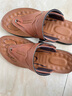 意爾康王子男士真皮涼鞋夏季新款沙灘鞋真皮夾趾人字拖戶(hù)外兩用涼鞋 深棕色 42 曬單實(shí)拍圖