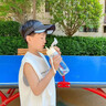 草莓生活（CMSH）噴霧運動水杯兒童學(xué)生上學(xué)專用夏季水壺大容量Tritan便攜飲用杯子 白780ml（8倉速發(fā)+送背帶） 曬單實拍圖