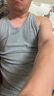 有棵樹(shù)男士背心純棉修身打底跨欄全棉汗衫運(yùn)動(dòng)健身吸汗修身吊帶背心 曬單實(shí)拍圖