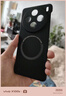丹琛 適用vivox100/pro/手機殼新款磁吸防摔vivox100spro半包無邊框散熱超薄硅膠磨砂簡約硬殼保護殼 【黑色】磁吸無邊框-不頂膜 vivox100S 曬單實拍圖