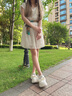 妙麗（Millies）品牌高奢洞洞鞋女厚底包頭外穿拖鞋女2025夏季新款百搭懶人半拖鞋 白色 40 (250mm)  標(biāo)準(zhǔn)碼 曬單實拍圖